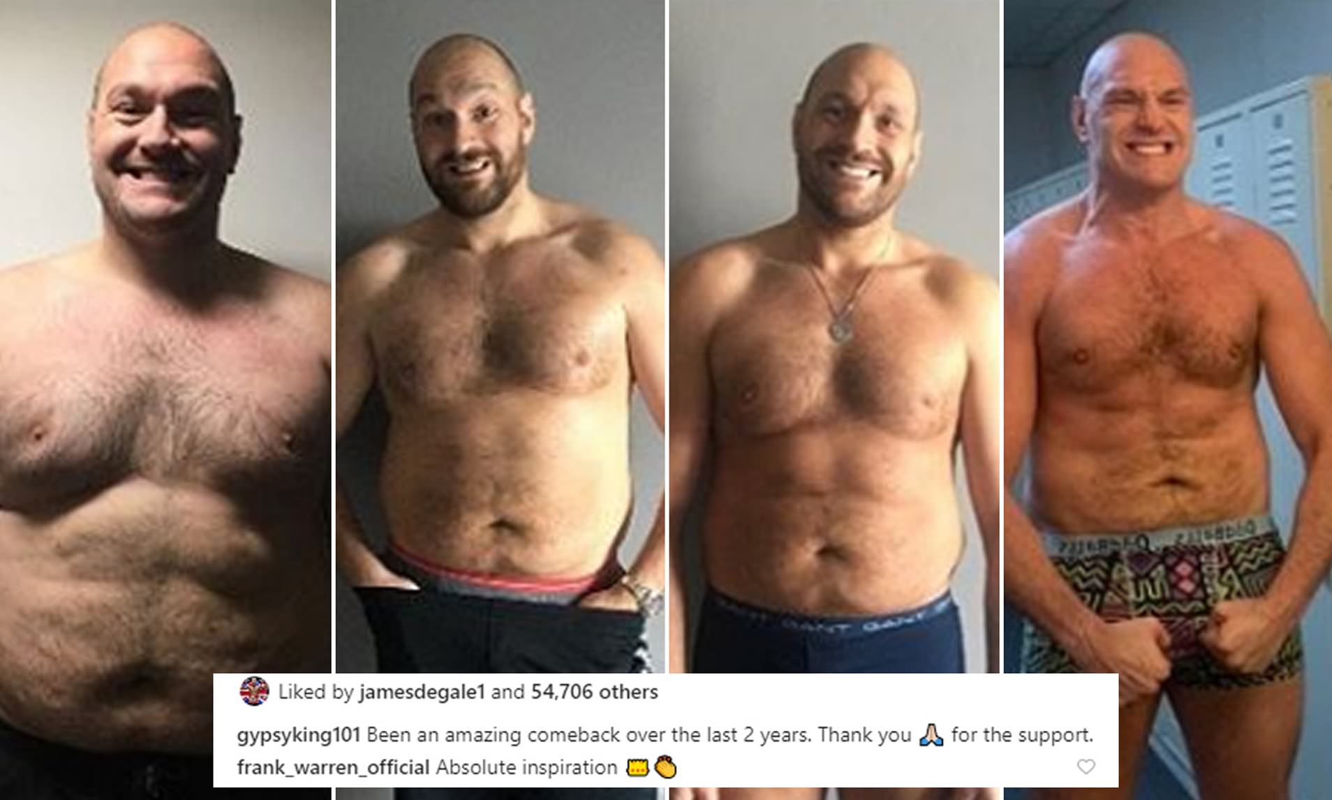 Зміни форми Тайсона Ф'юрі